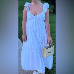 Abercrombie white maxi